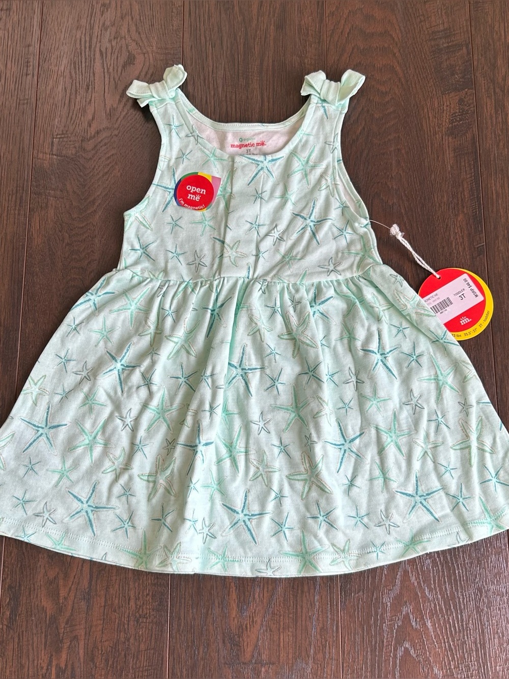 Magnetic Me Shine Bright Like a Starfish Organic Cotton Dress 3T